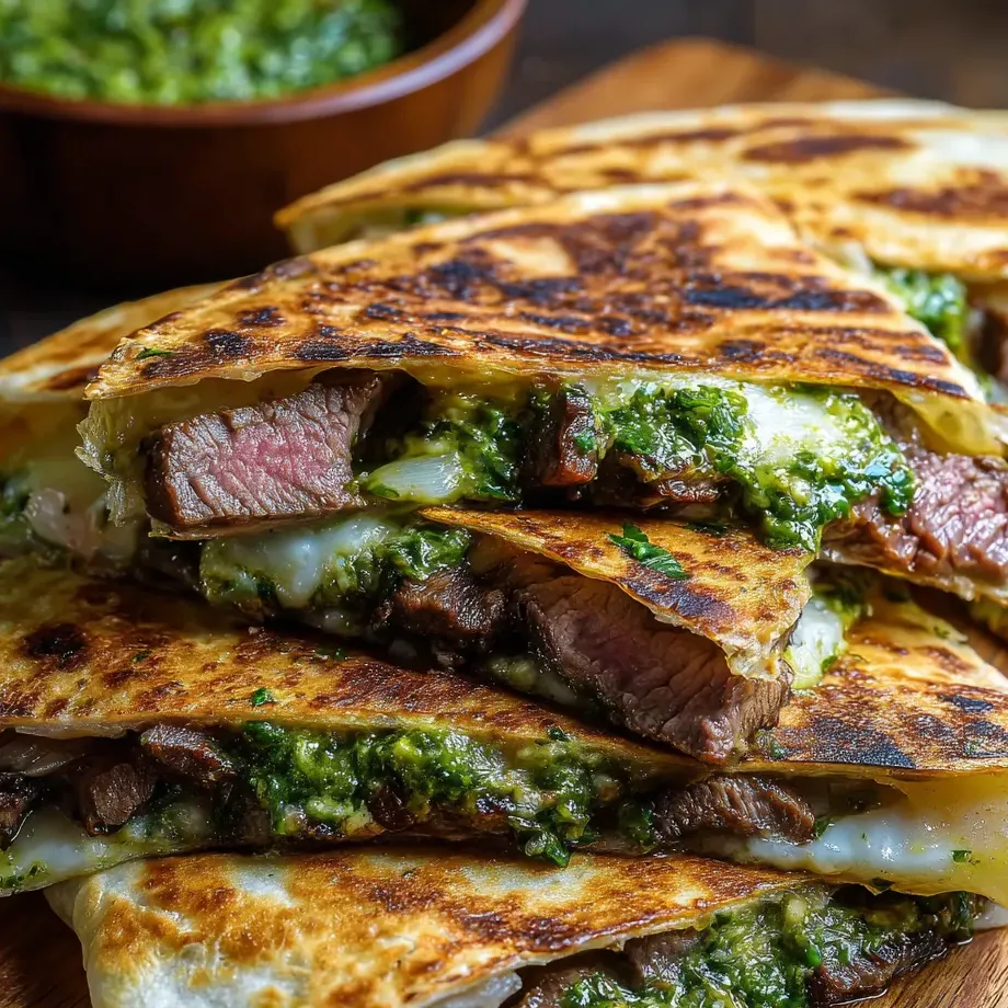 Sandwiches stacked high with greens and beef spilling out.
