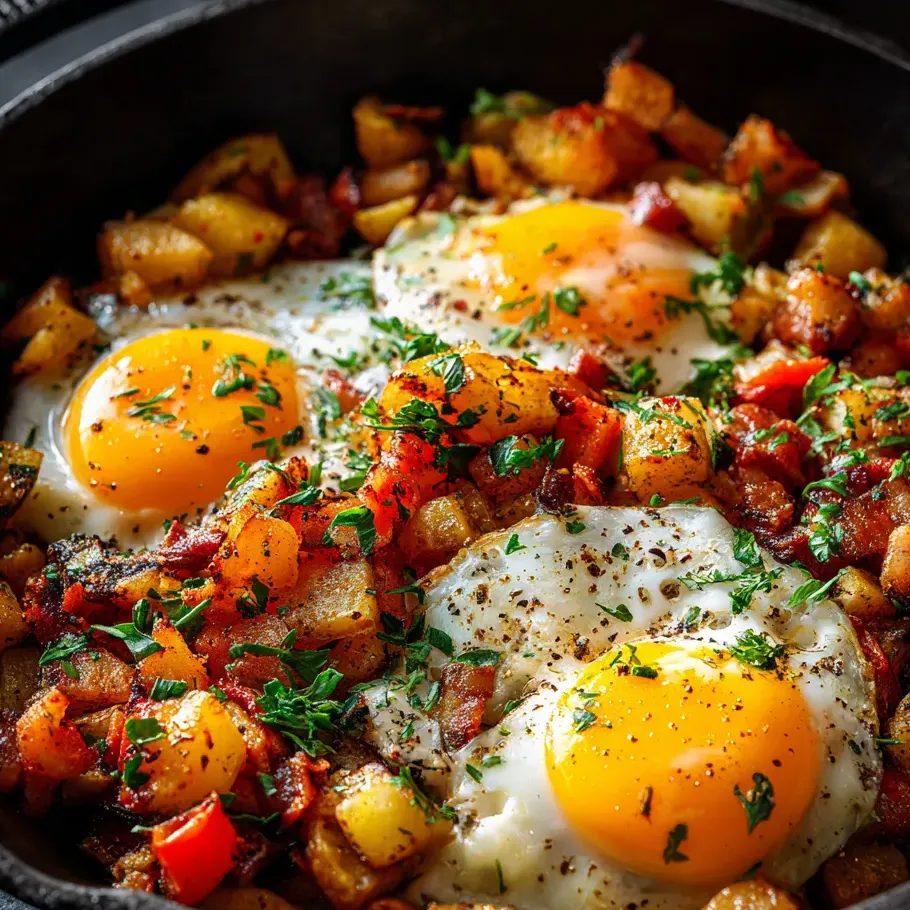 Fried egg served in a bowl.