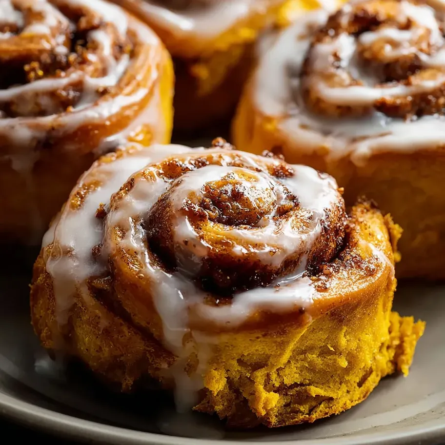 A plate holding two cinnamon rolls.