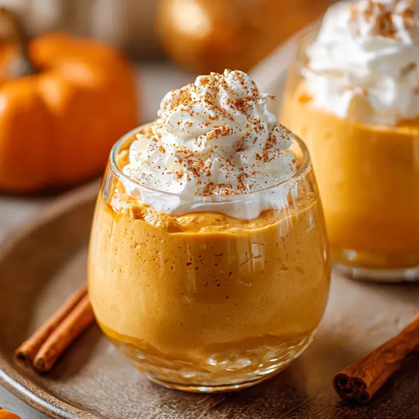 A clear cup filled with whipped cream and cinnamon sprinkled over the top.