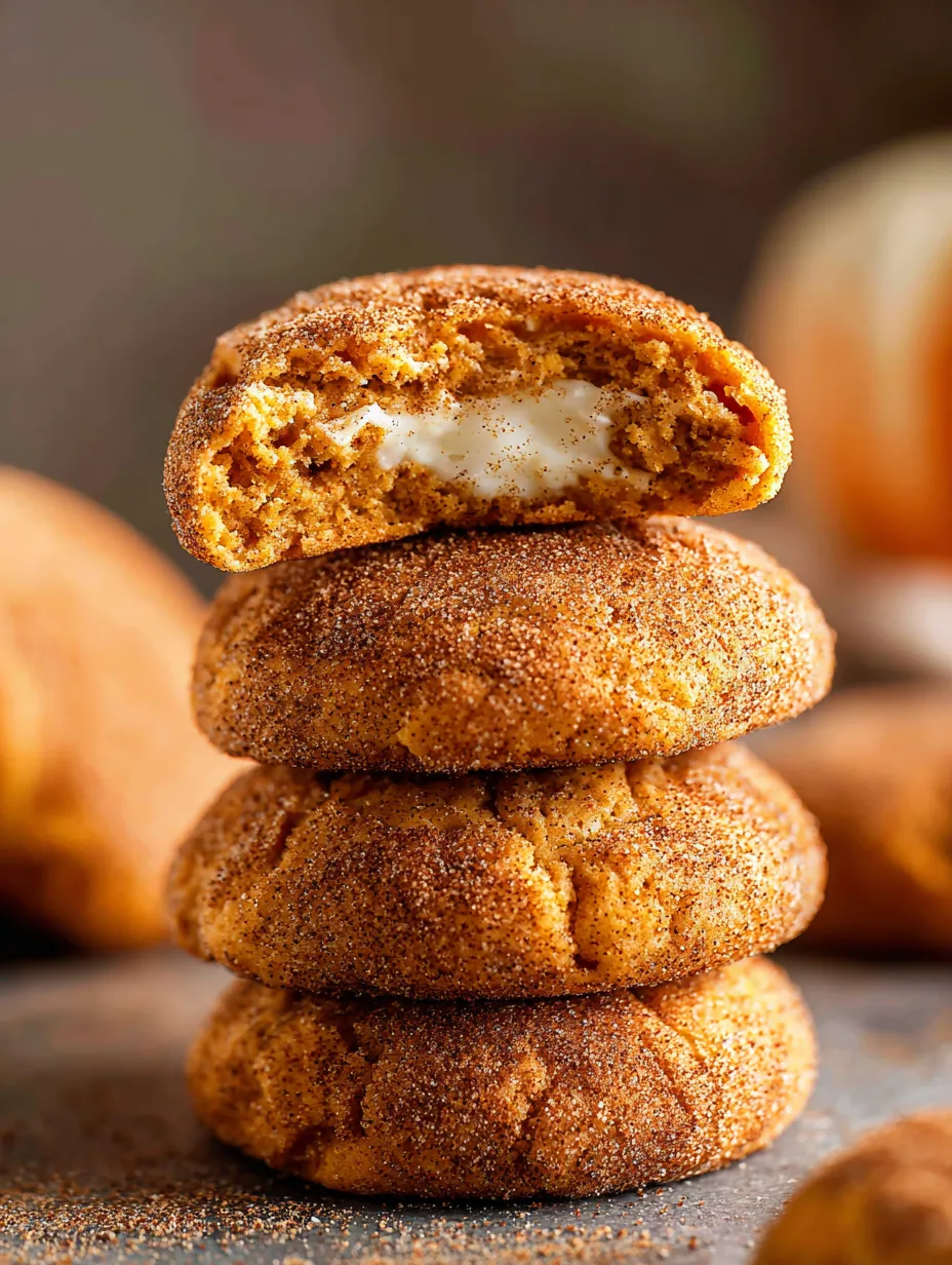 A pile of cinnamon pastries stacked tall.
