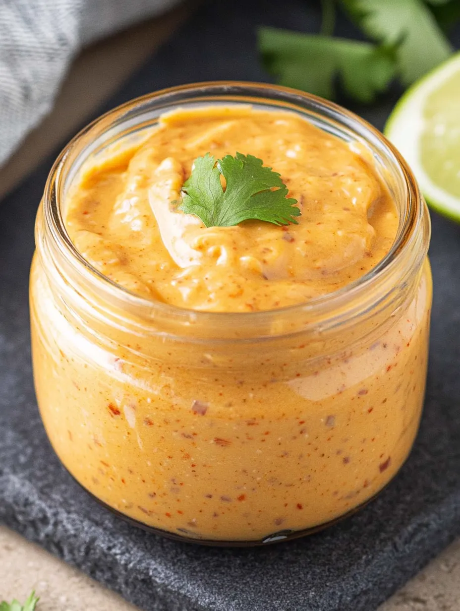 A jar of spicy chipotle mayo spread.
