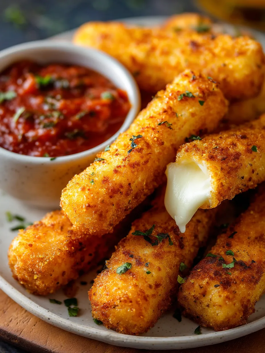 A plate stacked with golden double-crust cheese cubes.