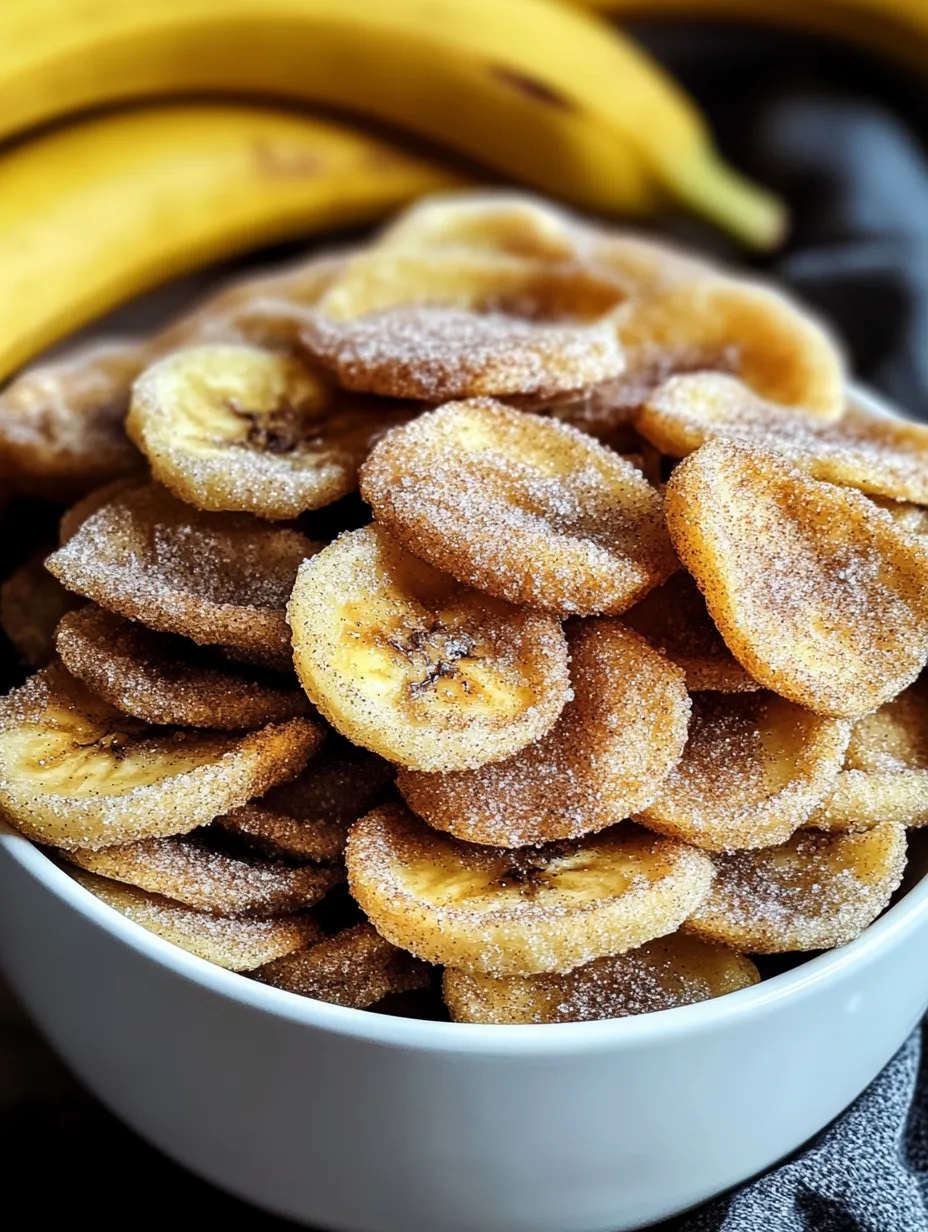 A bowl of banana chips.