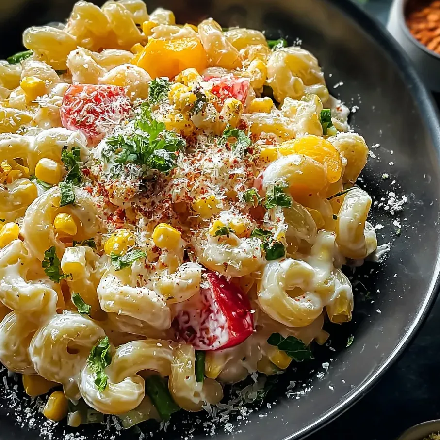 Bowl packed with pasta, tomatoes, and melty cheese.