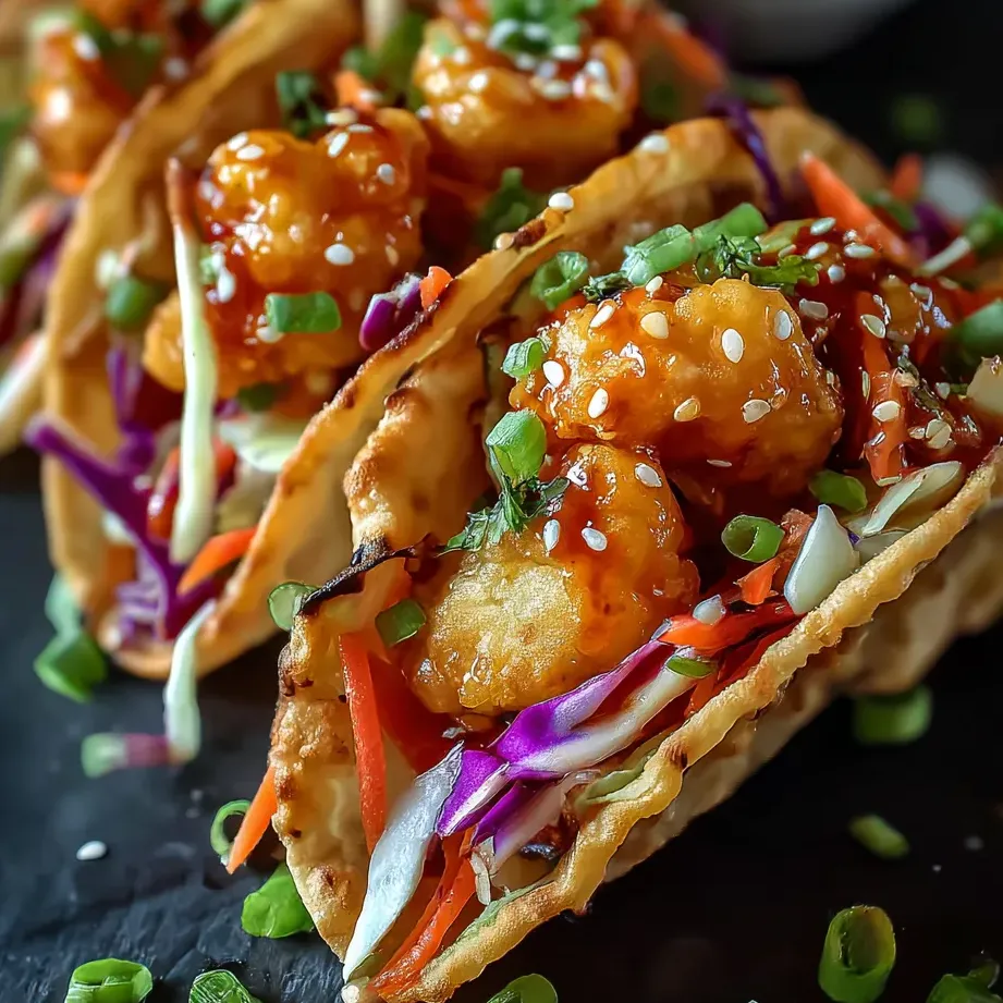 A taco stuffed with shrimp and veggies.