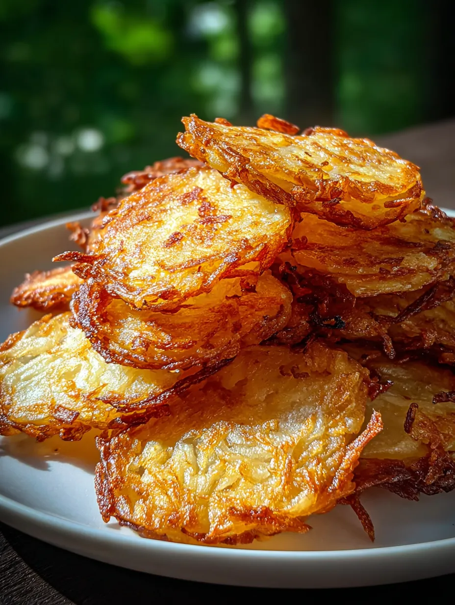 A plate loaded with crunchy potatoes.