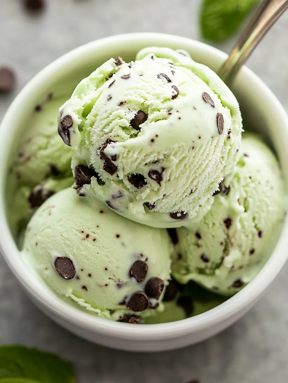 A bowl of ice cream scattered with chocolate chips.