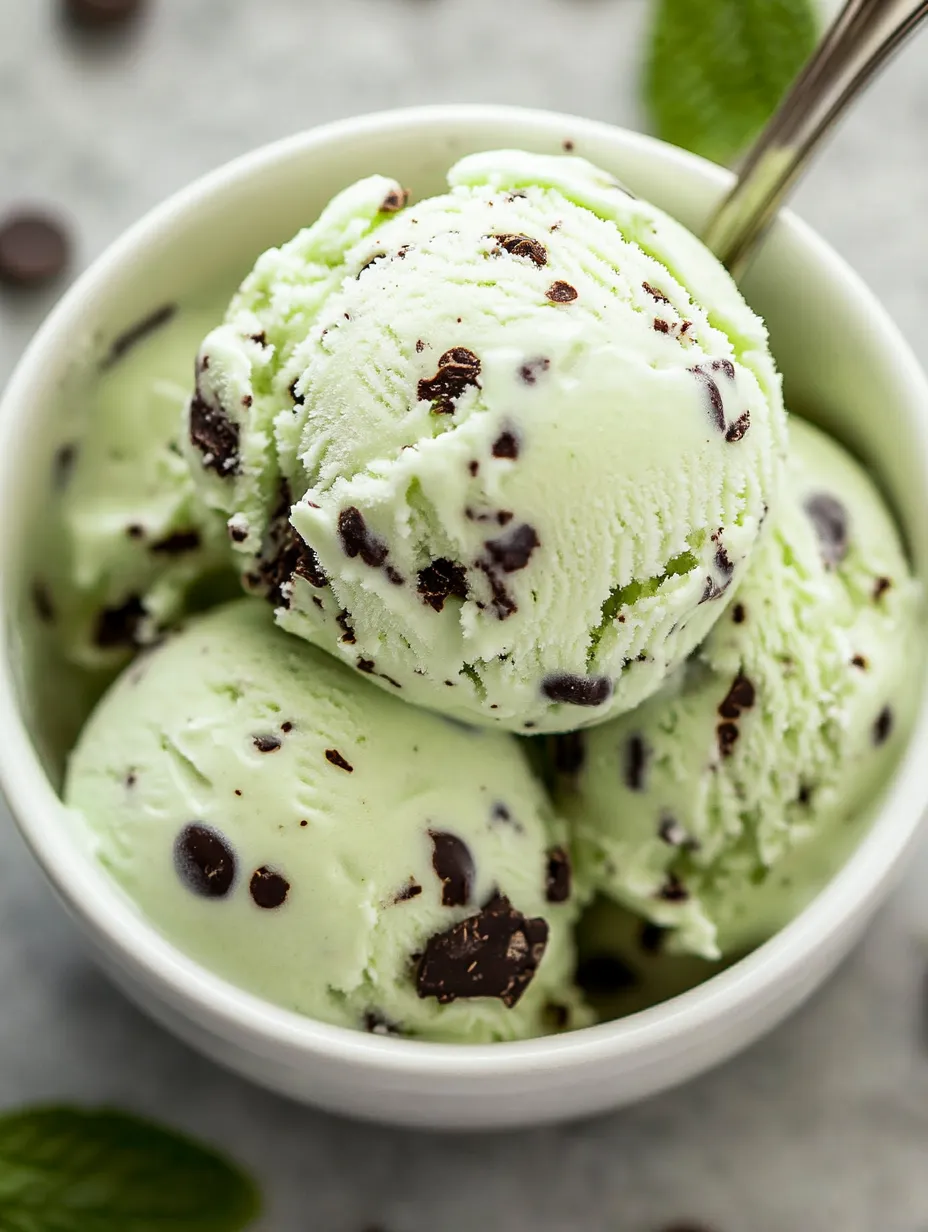 A bowl of ice cream scattered with chocolate chips.