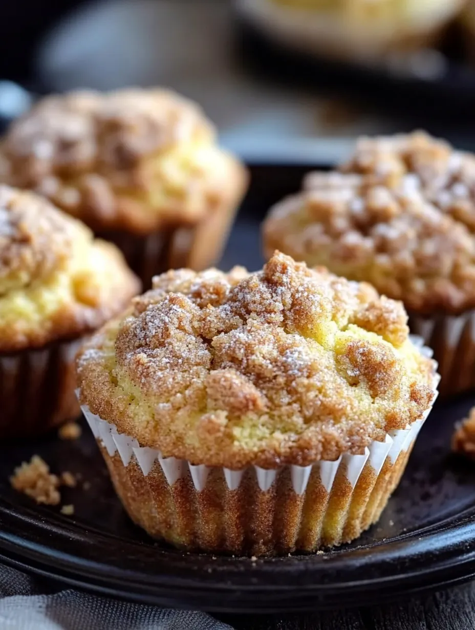 Cupcake topped with brown sugar crumble.