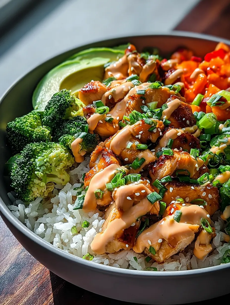 A dish packed with rice, green broccoli, and golden chicken pieces.