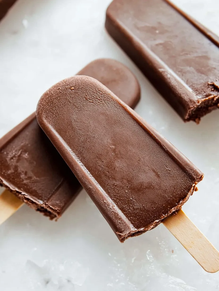 Chocolate pop on a stick.
