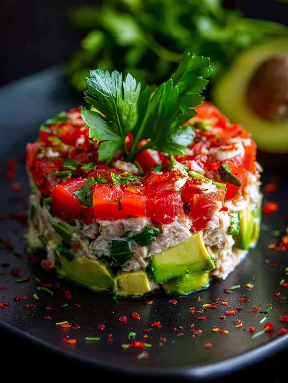 A plate featuring fresh tomatoes, avocado, and cilantro.