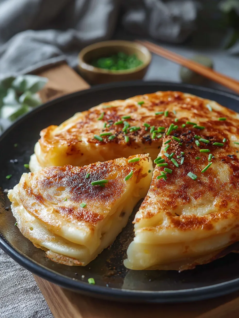 A slice with green toppings and melty cheese.