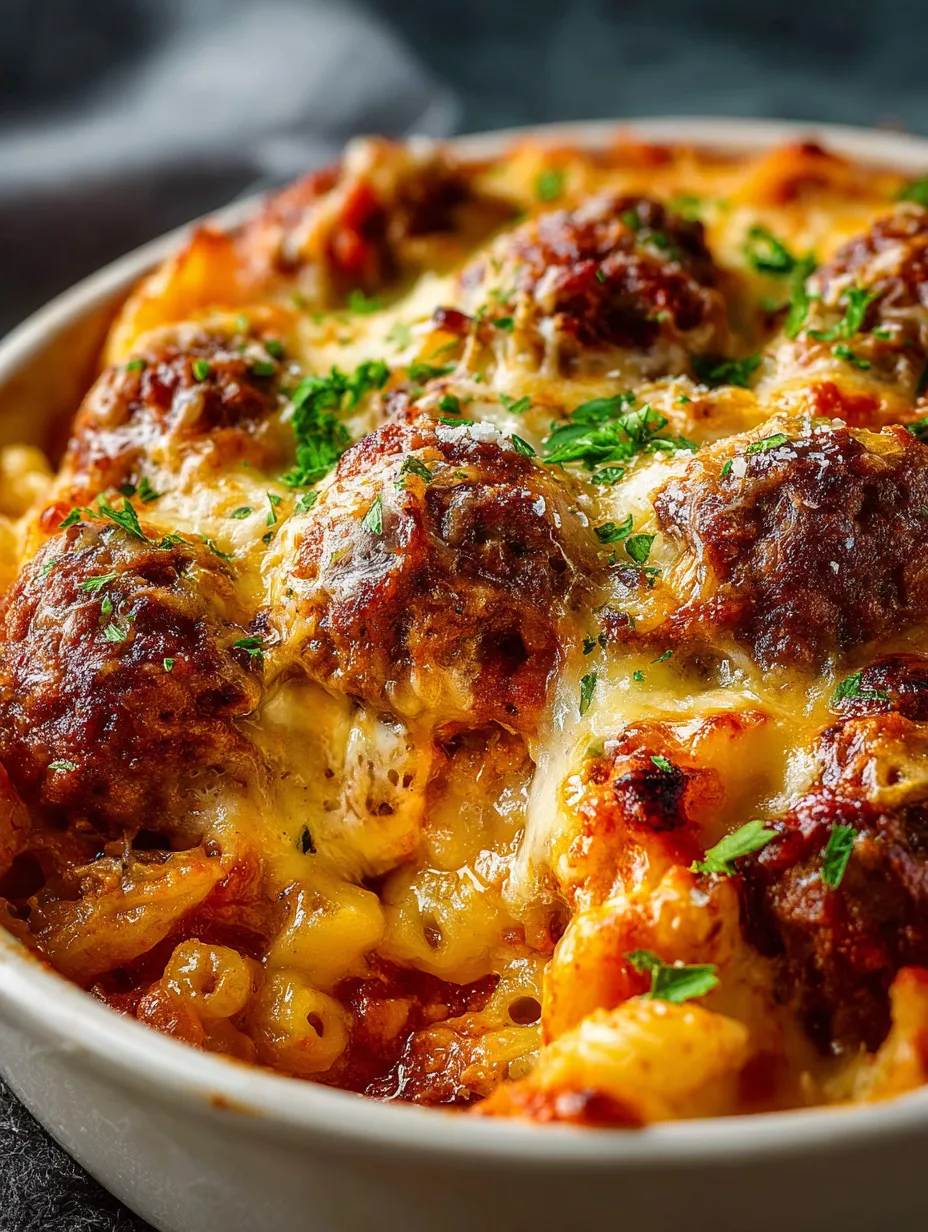 A bowl of meatballs with cheese.