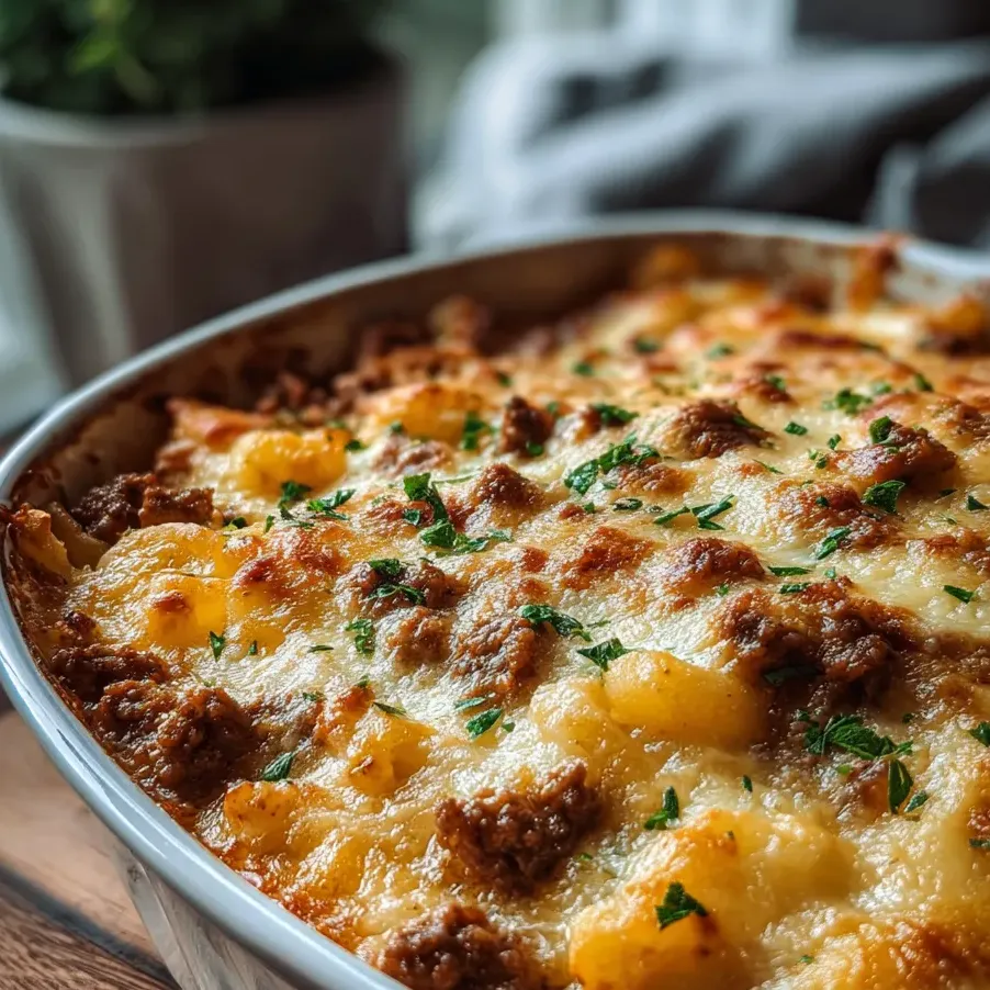 A bowl filled with a hearty meal and a spoon scooping some out.