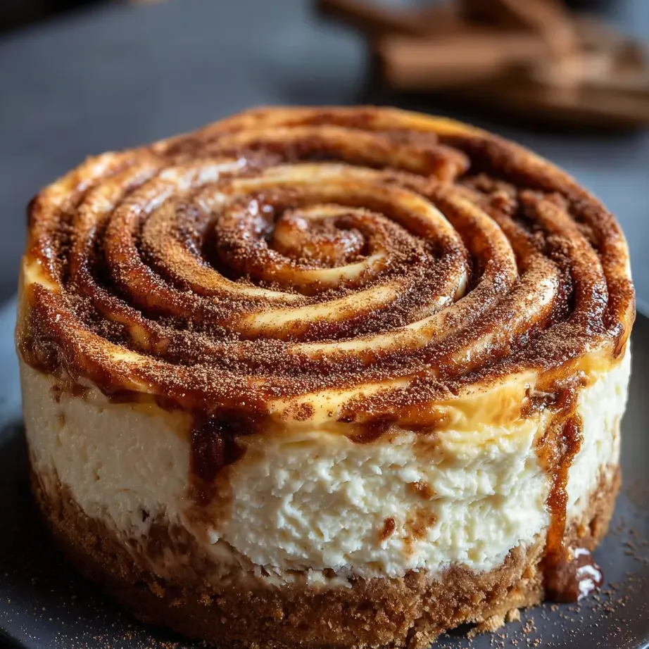 A slice of cake with a swirl pattern.