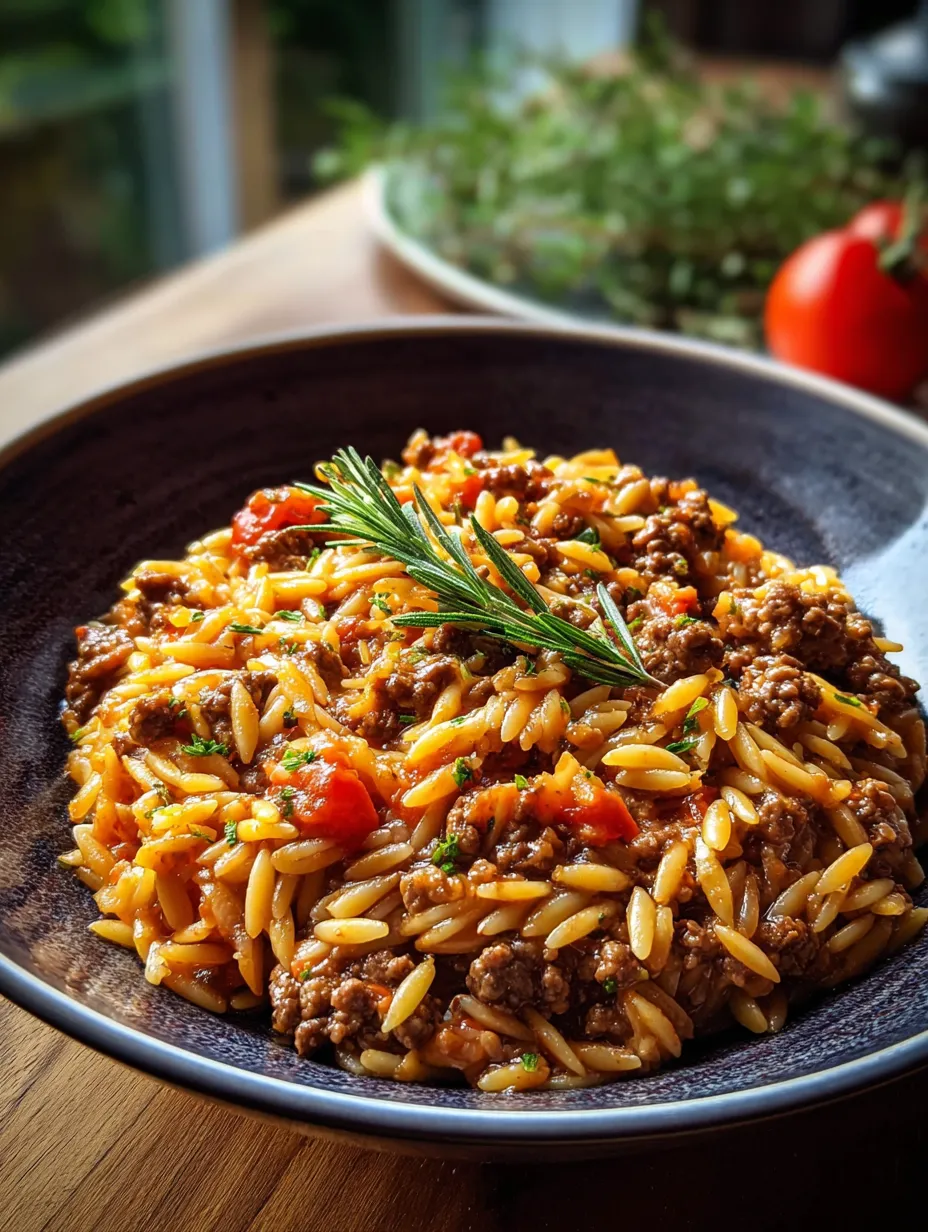 A bowl of pasta with meat and tomatoes.
