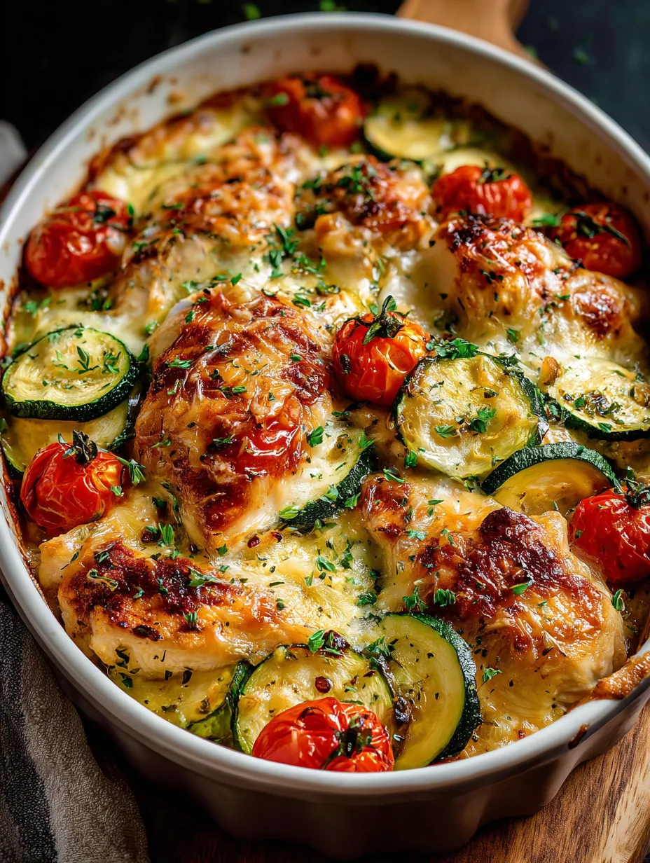 A bowl of food with chicken and vegetables.