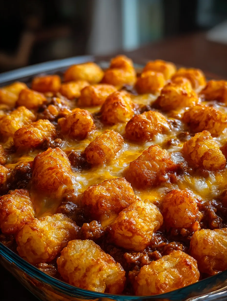 A bowl of tater tots with cheese.