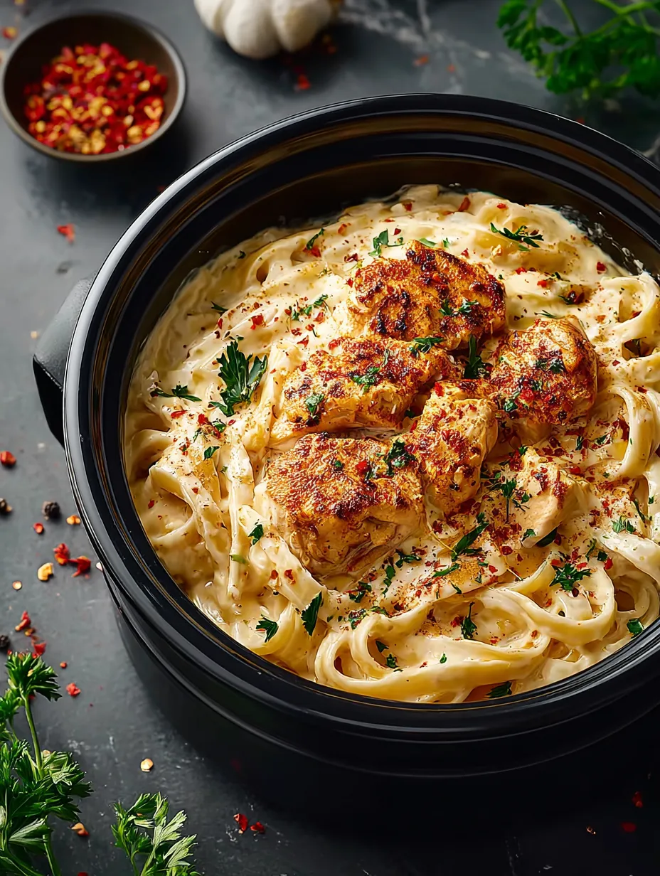 A bowl of pasta with meat and spices.