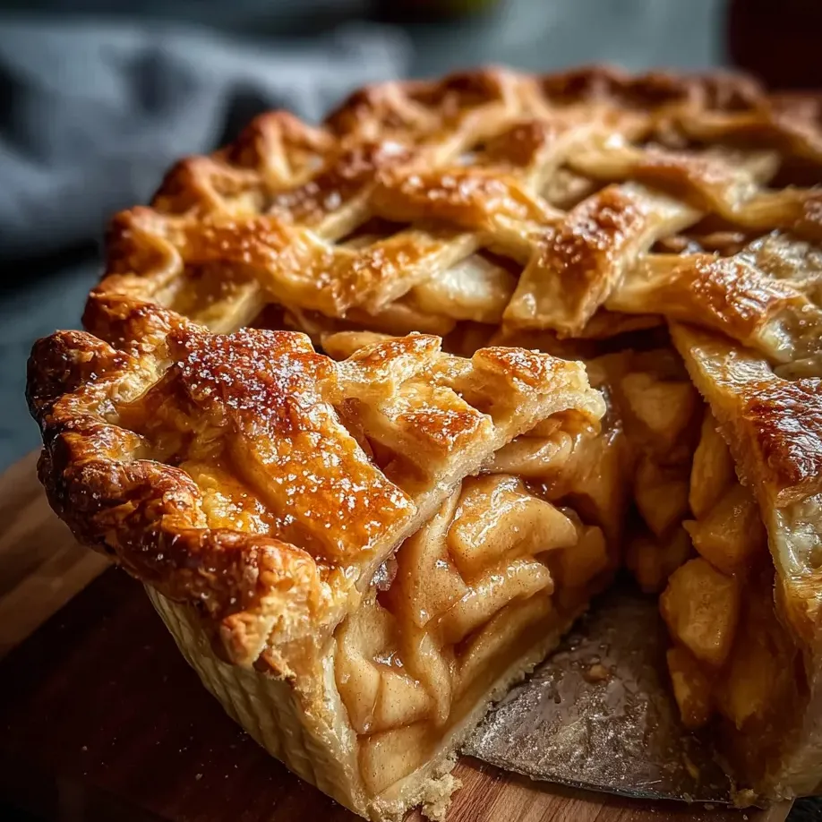 A slice of pie on a plate.