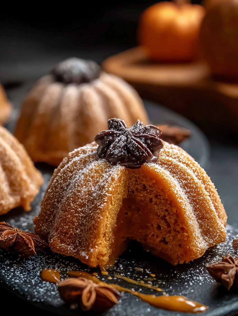 Pumpkin Cheesecake Truffles on a table.