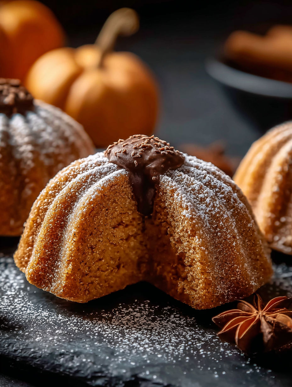 Pumpkin Cheesecake Truffles on a table.