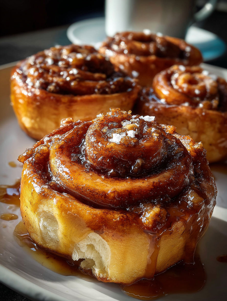 Soft and airy cinnamon rolls with coffee.