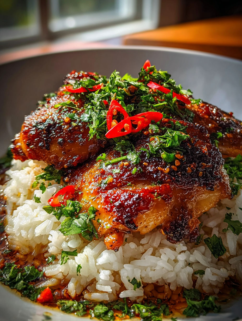 Maple Spice Chicken Coconut Rice