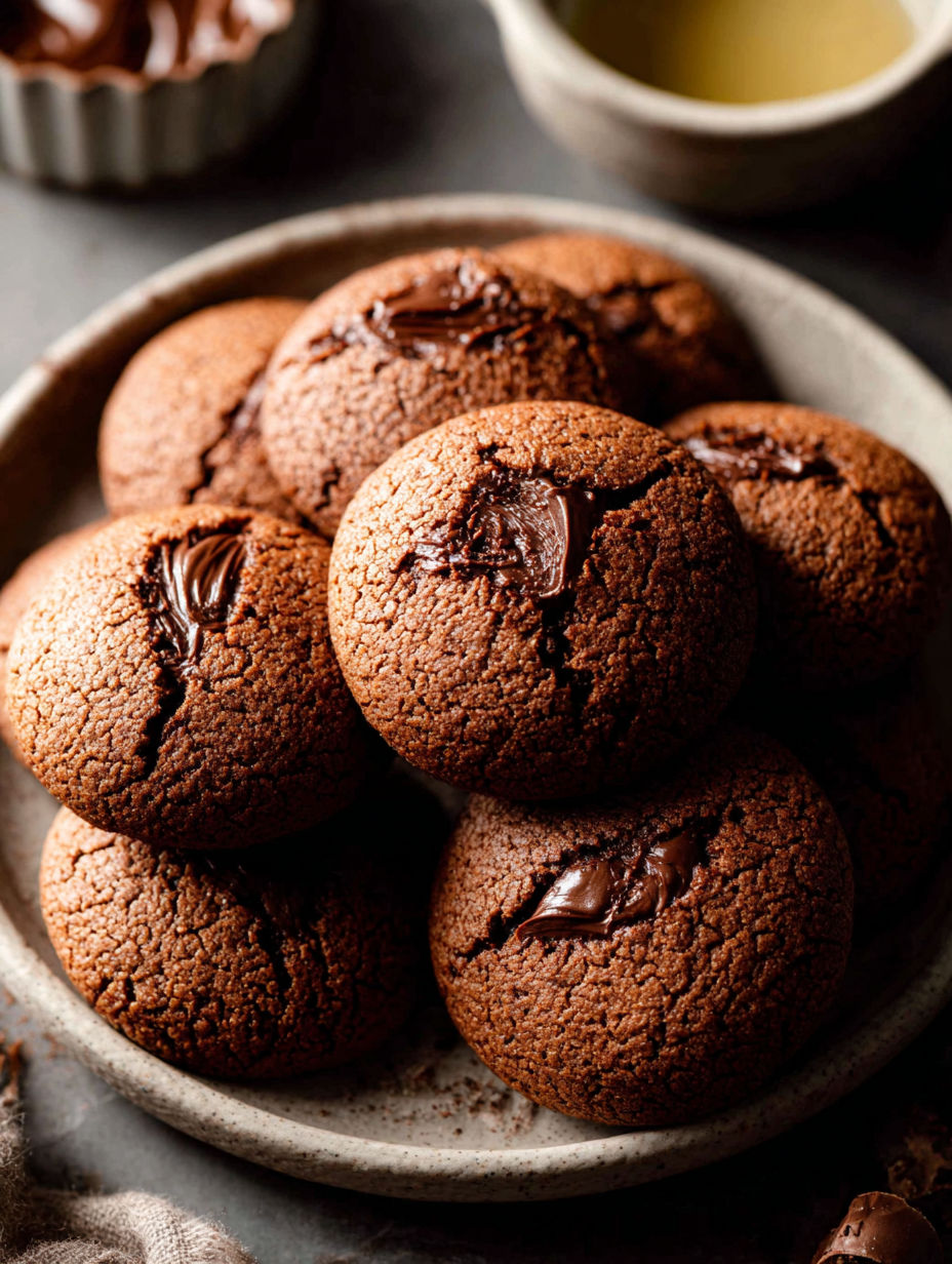 A bowl of chocolate chip cookies.