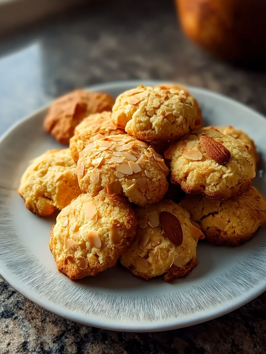 Plate showcasing Chinese New Year cookies.
