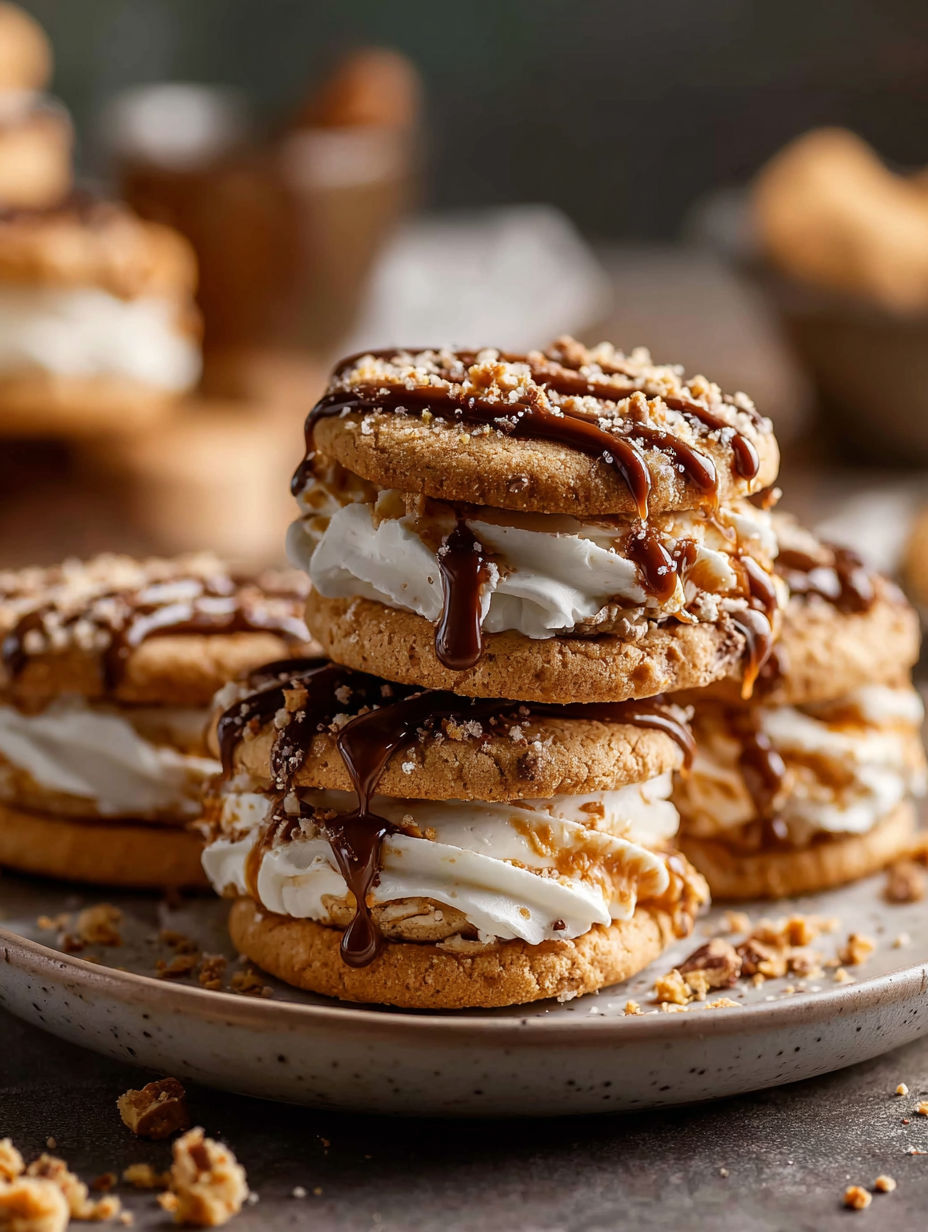 Cookies inspired by banoffee pie