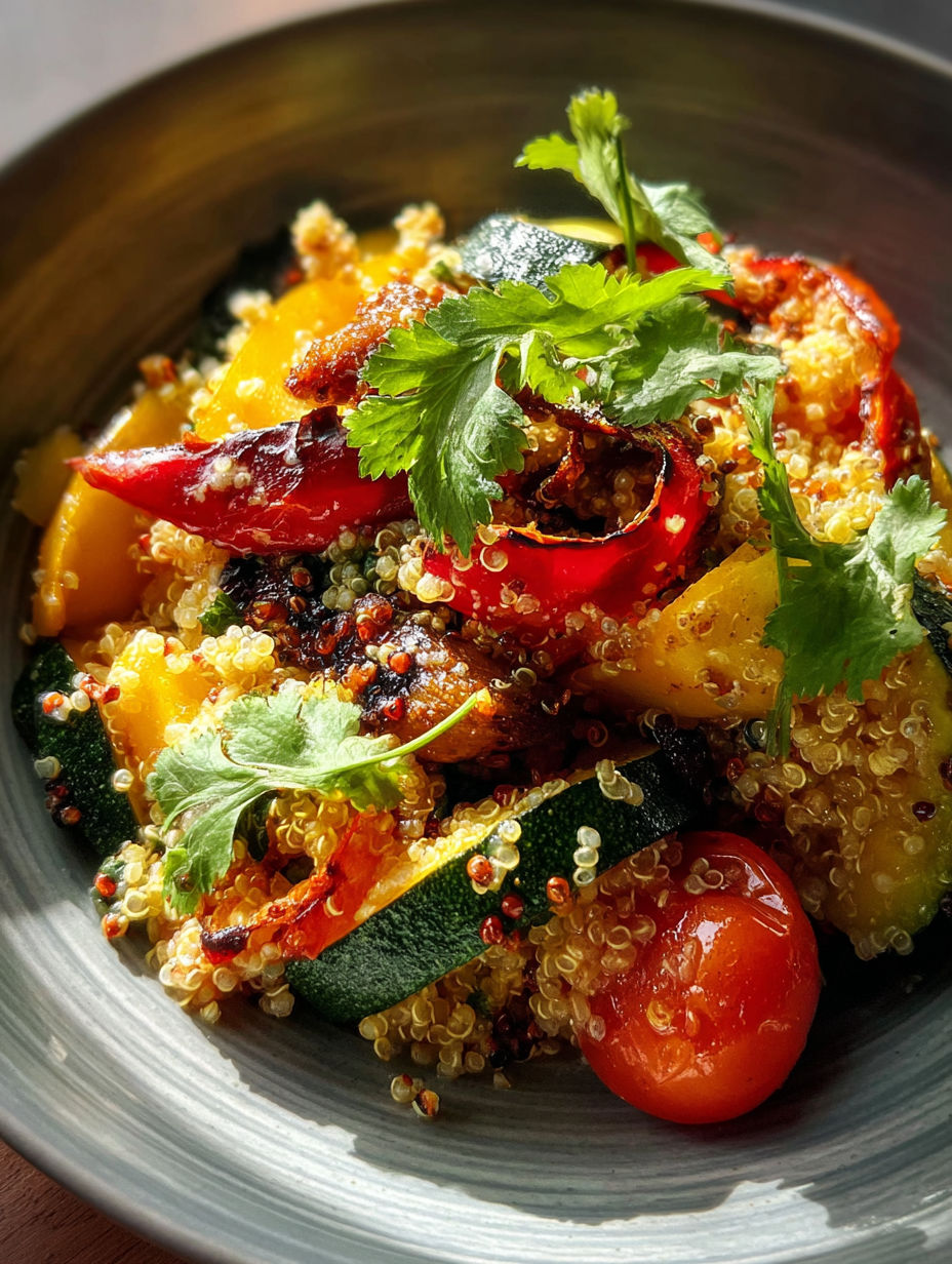 A bowl with tomato and green pepper