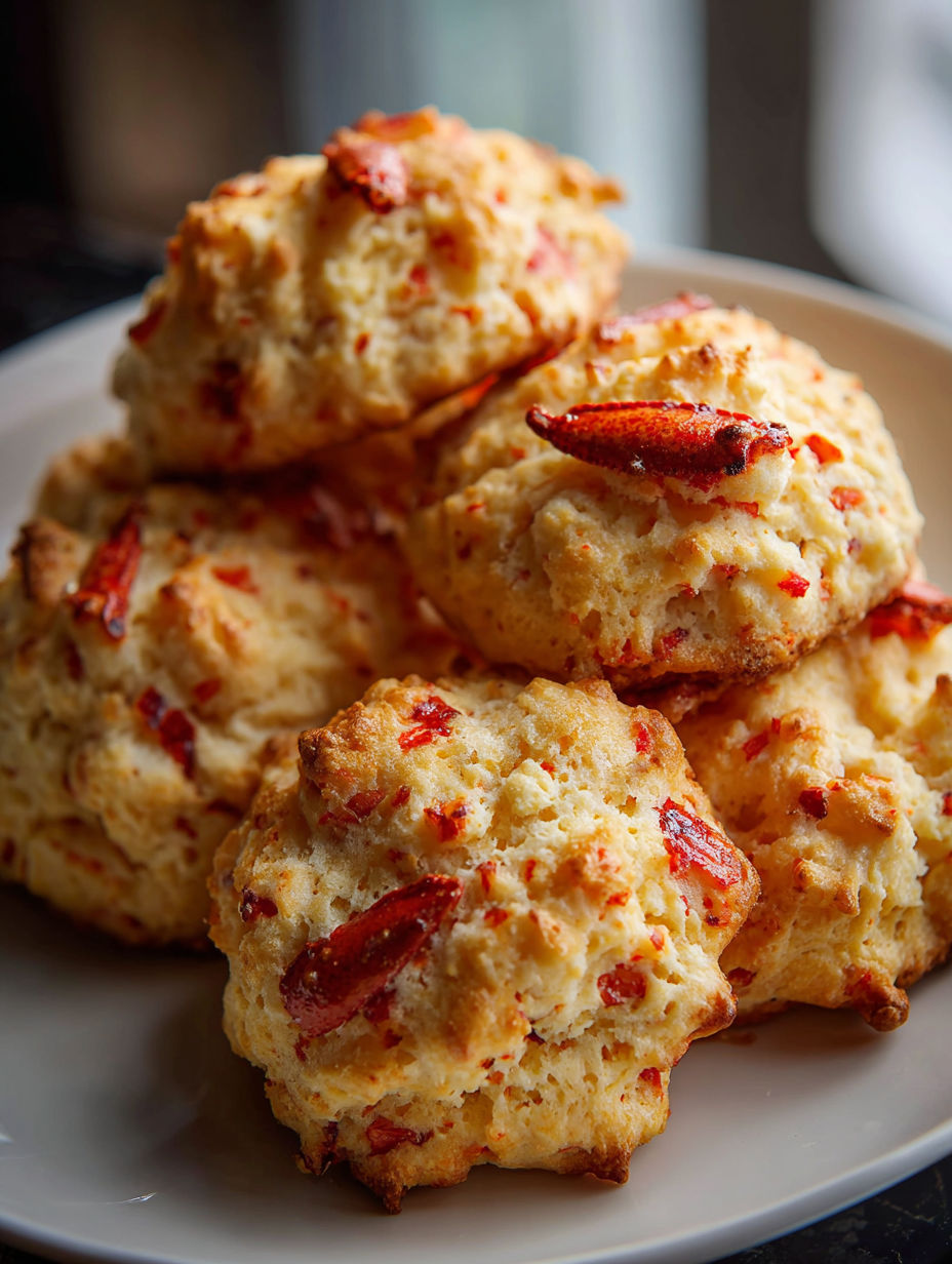 A plate of lobster cookies.