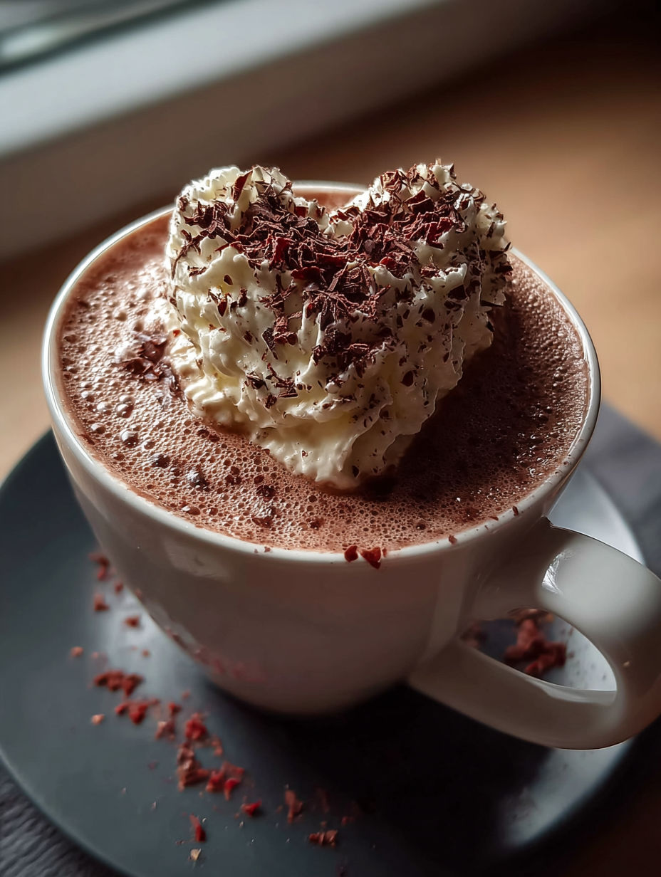 Heart shaped dessert that looks yummy.