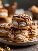 Cookies inspired by banoffee pie