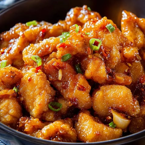 Chicken in a bowl with sliced scallions on top.