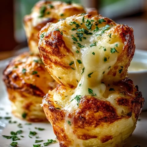 Three cheesy puffs sitting on a plate.