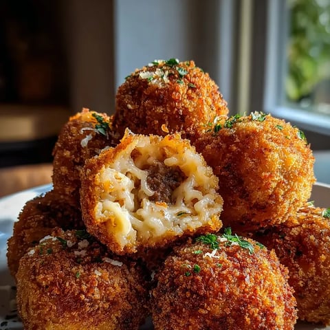 Platter filled with different golden-fried foods ready to eat.