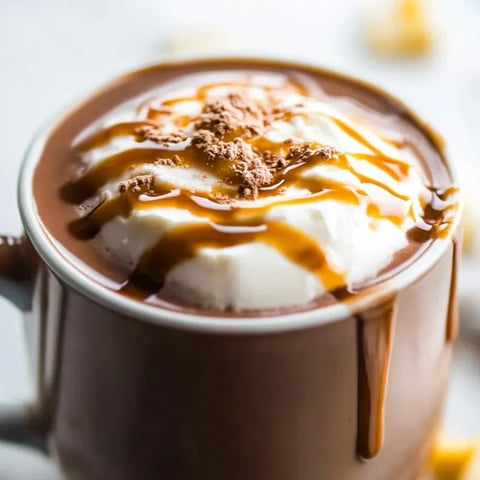 Hot chocolate loaded with whipped cream on top.
