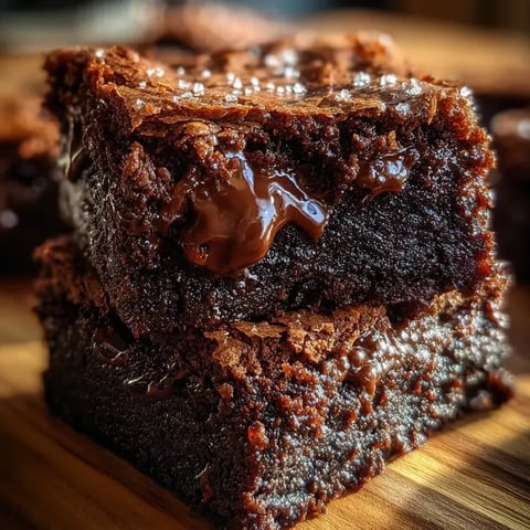 Up-close view of a gooey chocolate brownie.