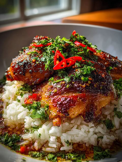 Maple Spice Chicken Coconut Rice