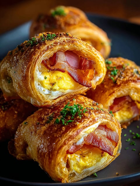Air Fryer Breakfast Roll-Ups.