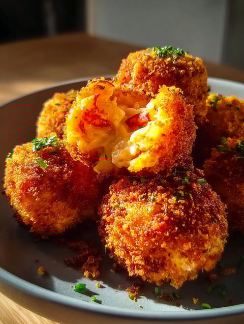 Delicious looking food on a plate.